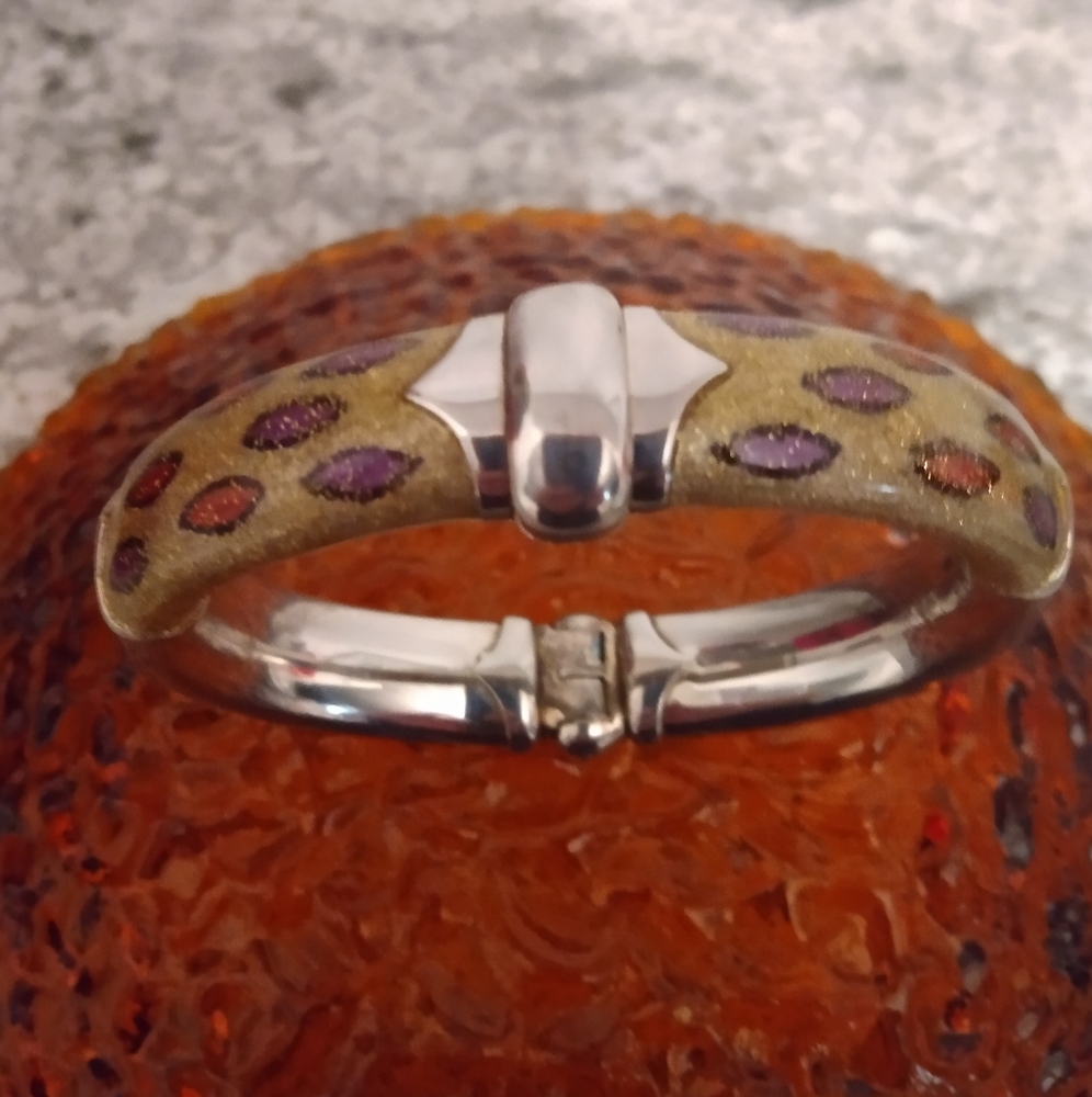 Vintage Sterling Silver bangle from Italy